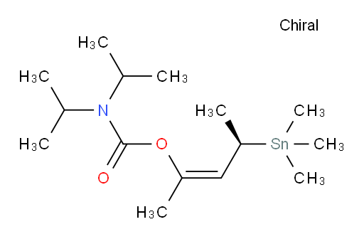 (R,Z)-4-(三甲基锡基)戊-2-烯-2-基 二异丙基氨基甲酸酯