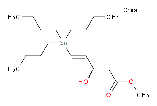 (S,E)-甲基 3-羟基-5-(三丁基锡基)戊-4-烯酸酯