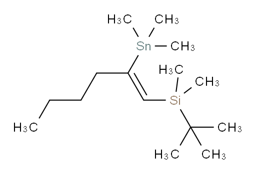 (Z)-叔丁基二甲基(2-(三甲基锡基)己-1-烯-1-基)硅烷