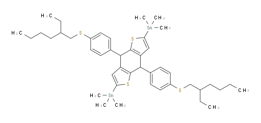 (4,8-bis(4-((2-ethylhexyl)thio)phenyl)-4,8-dihydrobenzo[1,2-b:4,5-b']dithiophene-2,6-diyl)bis(trimethylstannane)