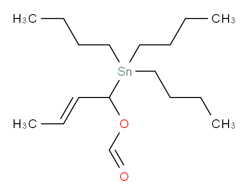 (E)-1-(tributylstannyl)but-2-en-1-yl formate
