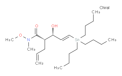 (2S,3S,E)-2-allyl-3-hydroxy-N-methoxy-N-methyl-5-(tributylstannyl)pent-4-enamide
