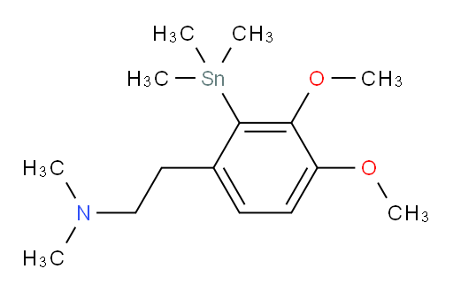 2-(3,4-二甲氧基-2-(三甲基锡基)苯基)-N,N-二甲基乙胺