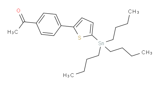 1-(4-(5-(三丁基锡基)噻吩-2-基)苯基)乙酮