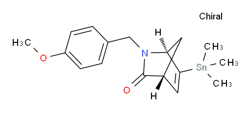 (1S,4R)-2-(4-甲氧基苄基)-6-(三甲基锡基)-2-氮杂双环[2.2.1]庚-5-烯-3-酮