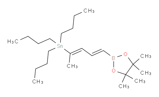 tributyl((2E,4E)-5-(4,4,5,5-tetramethyl-1,3,2-dioxaborolan-2-yl)penta-2,4-dien-2-yl)stannane
