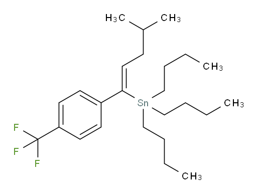 (Z)-三丁基(4-甲基-1-(4-(三氟甲基)苯基)戊-1-烯-1-基)锡烷