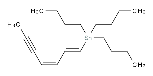 三丁基((1E,3Z)-庚-1,3-二烯-5-炔-1-基)锡烷