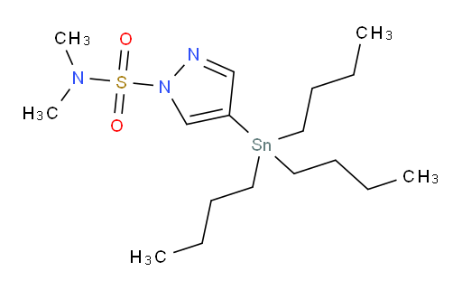 N,N-二甲基-4-(三丁基锡基)-1H-吡唑-1-磺酰胺