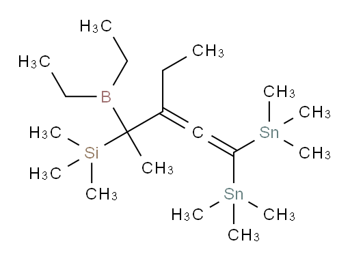 (2-(二乙基boryl)-3-乙基-5,5-双(三甲基锡基)戊-3,4-二烯-2-基)三甲基硅烷