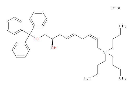 (R,4E,7Z)-9-(三丁基锡基)-1-(三苯甲氧基)壬-4,7-二烯-2-醇
