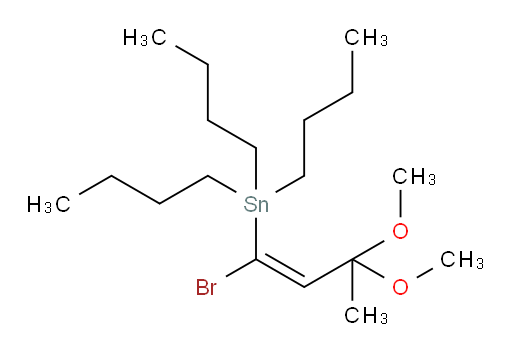 (Z)-(1-溴-3,3-二甲氧基丁-1-烯-1-基)三丁基锡烷