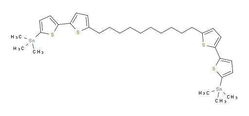 1,10-双(5'-(三甲基锡基)-[2,2'-联噻吩]-5-基)癸烷