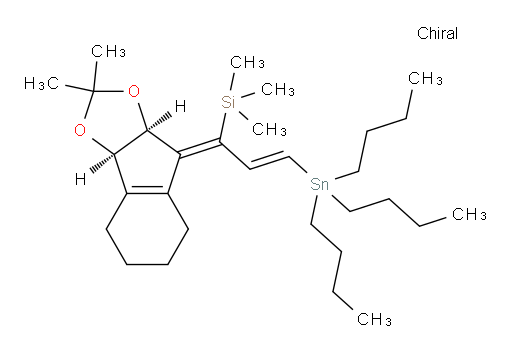 ((1Z,2E)-1-((3aR,8aS)-2,2-二甲基-4,5,6,7-四氢-3aH-茚[1,2-d][1,3]二氧杂环戊烯-8(8aH)-亚基)-3-(三丁基锡基)烯丙基)三甲基硅烷