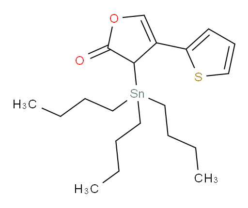 4-(噻吩-2-基)-3-(三丁基锡基)呋喃-2(3H)-酮