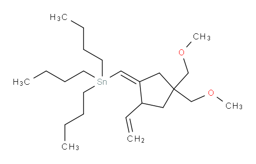 (Z)-((4,4-双(甲氧基甲基)-2-乙烯基环戊亚基)甲基)三丁基锡烷