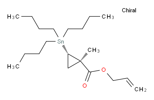 (1R,2S)-烯丙基 1-甲基-2-(三丁基锡基)环丙烷甲酸酯