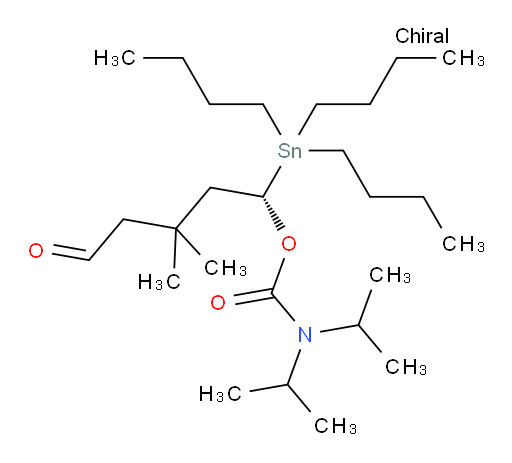 (S)-3,3-二甲基-5-氧代-1-(三丁基锡基)戊基 二异丙基氨基甲酸酯