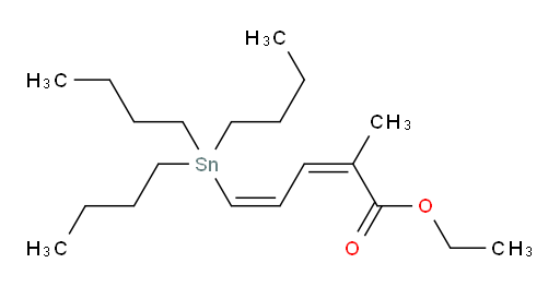 (2Z,4Z)-乙基 2-甲基-5-(三丁基锡基)戊-2,4-二烯酸酯