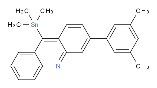 3-(3,5-二甲基苯基)-9-(三甲基锡基)吖啶