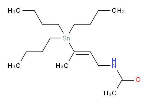 (E)-N-(3-(tributylstannyl)but-2-en-1-yl)acetamide