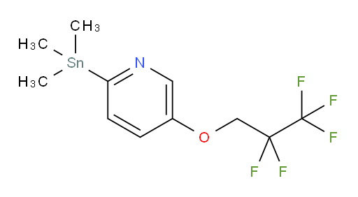 5-(2,2,3,3,3-pentafluoropropoxy)-2-(trimethylstannyl)pyridine