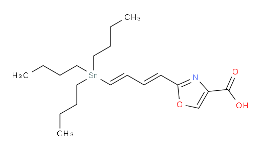 2-((1E,3E)-4-(tributylstannyl)buta-1,3-dien-1-yl)oxazole-4-carboxylic acid