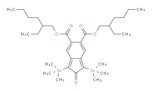 双(2-乙基己基) 2-氧代-1,3-双(三甲基锡基)-2H-茚-5,6-二甲酸酯