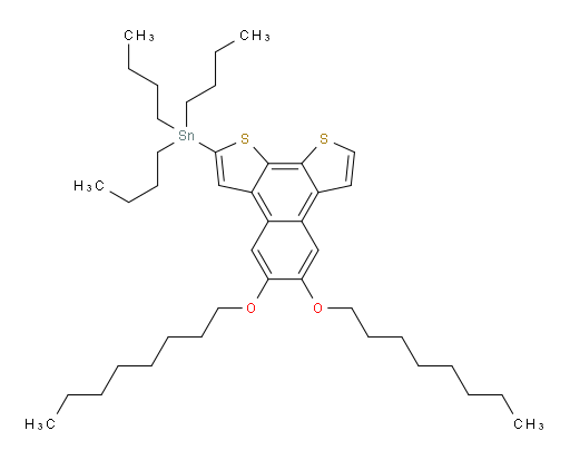 (5,6-双(辛氧基)萘并[2,1-b:3,4-b']二噻吩-2-基)三丁基锡烷