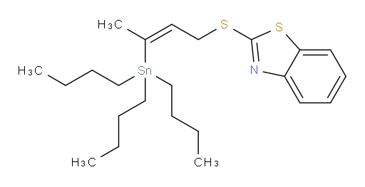 (Z)-2-((3-(tributylstannyl)but-2-en-1-yl)thio)benzo[d]thiazole