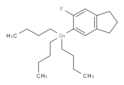 三丁基(6-氟-2,3-二氢-1H-茚-5-基)锡烷