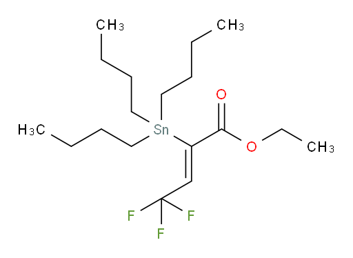(Z)-乙基 4,4,4-三氟-2-(三丁基锡基)丁-2-烯酸酯