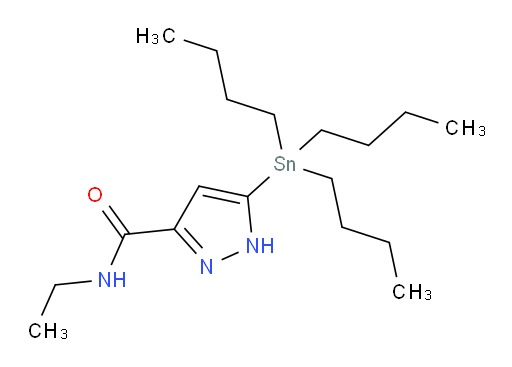 N-乙基-5-(三丁基锡基)-1H-吡唑-3-甲酰胺