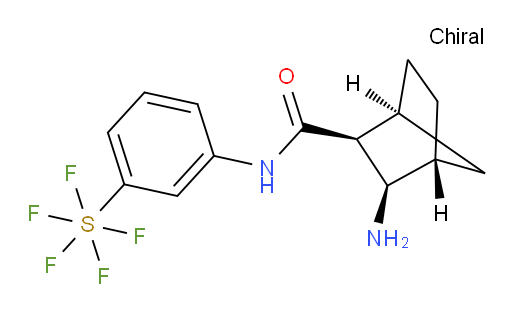 (1S,2S,3R,4R)-3-amino-N-(3-(pentafluoromercapto)phenyl)bicyclo[2.2.1]heptane-2-carboxamide
