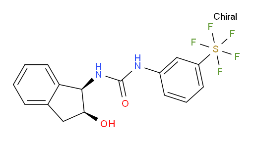 [3-[[[[(1R,2S)-2,3-Dihydro-2-hydroxy-1H-inden-1-yl]amino]carbonyl]amino]phenyl]sulfur pentafluoride