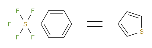 [4-[2-(3-thienyl)ethynyl]phenyl]sulfur pentafluoride
