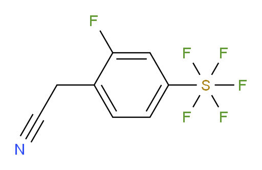 [4-(Cyanomethyl)-3-fluorophenyl]sulfur pentafluoride
