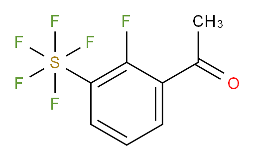 1-(2-fluoro-3-(pentafluoromercapto)phenyl)ethanone