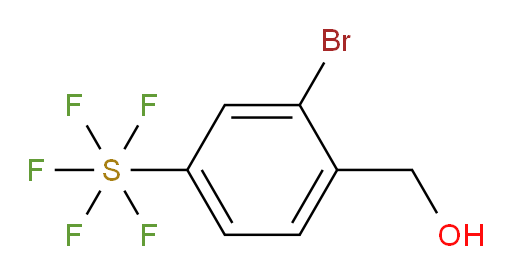 [3-Bromo-4-(hydroxymethyl)phenyl]sulfur pentafluoride