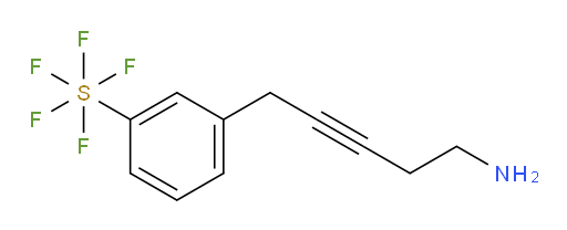 [3-(5-Amino-2-pentyn-1-yl)phenyl]sulfur pentafluoride