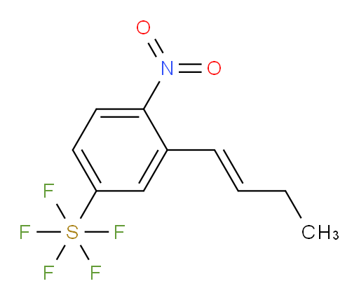 [3-(1E)-1-Buten-1-yl-4-nitrophenyl]sulfur pentafluoride