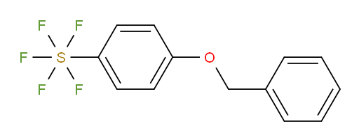[4-(phenylmethoxy)phenyl]sulfur pentafluoride