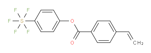 4-(pentafluoromercapto)phenyl 4-vinylbenzoate