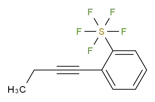 2-(but-1-yn-1-yl)(pentafluoromercapto)benzene