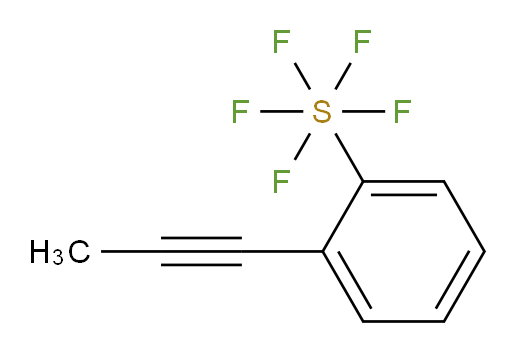2-(prop-1-yn-1-yl)(pentafluoromercapto)benzene