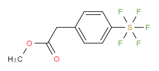 methyl 2-(4-(pentafluoromercapto)phenyl)acetate