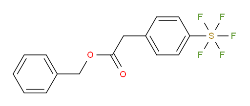 benzyl 2-(4-(pentafluoromercapto)phenyl)acetate