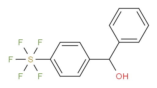 [4-(hydroxyphenylmethyl)phenyl]sulfur pentafluoride