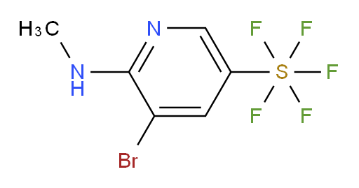 5-bromo-6-(methylamino)pyridine-3-ylsulfur pentafluoride