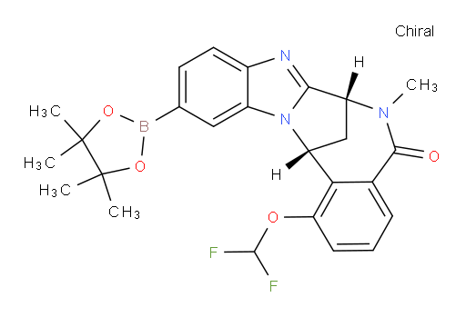(7R,14R)-1-(difluoromethoxy)-6,7-dihydro-6-methyl-11-(4,4,5,5-tetramethyl-1,3,2-dioxaborolan-2-yl)-7,14-Methanobenzimidazo[1,2-b][2,5]benzodiazocin-5(14H)--one